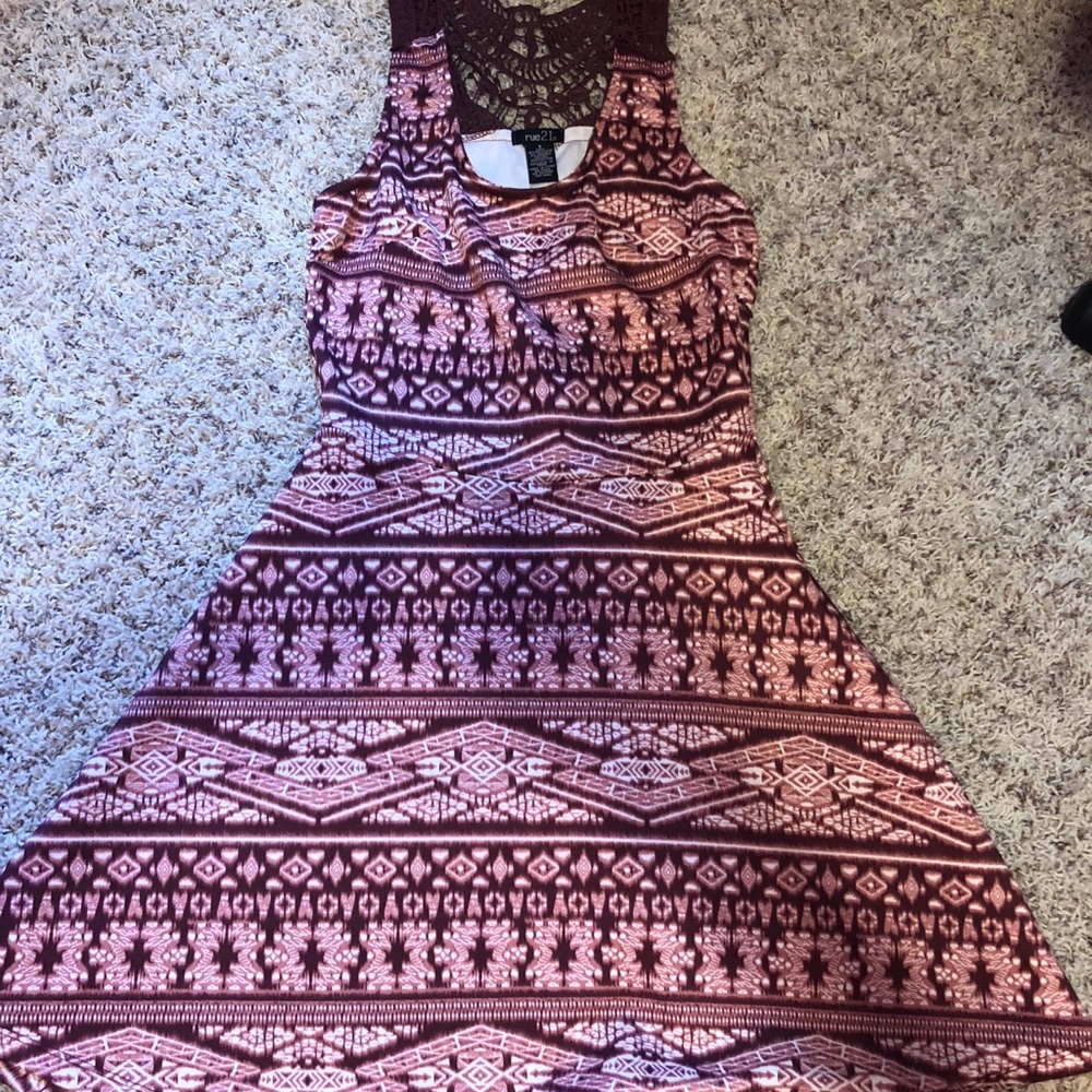 Beautiful maroon stretchy dress from Rue21